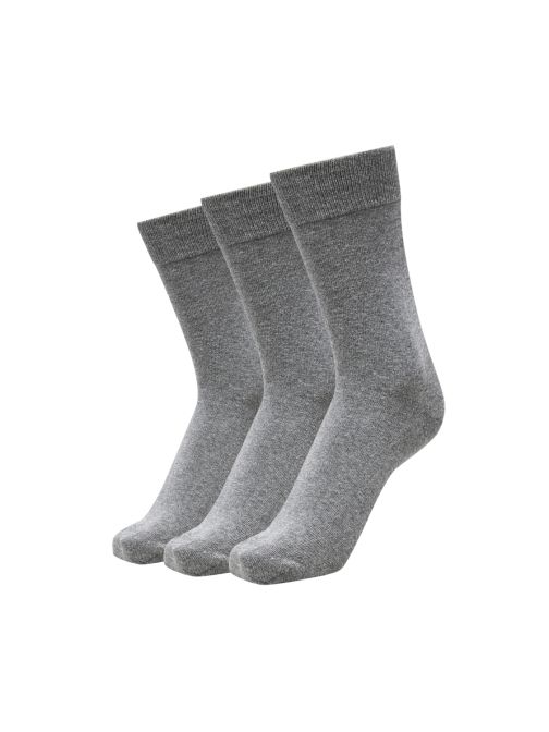 SHD3-PACK COTTON SOCK NOOS Grey
