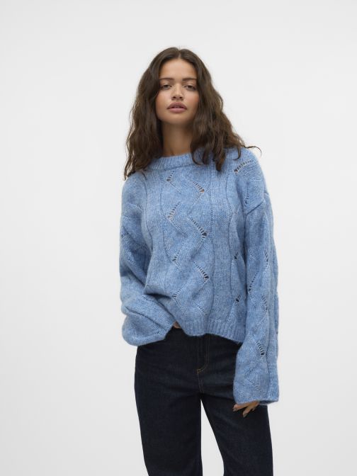 STRUKTÚRÁLT KÖTÖTT PULÓVER 