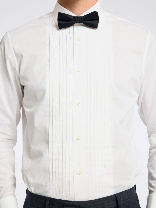 SLIM FIT TUXEDO SHIRT