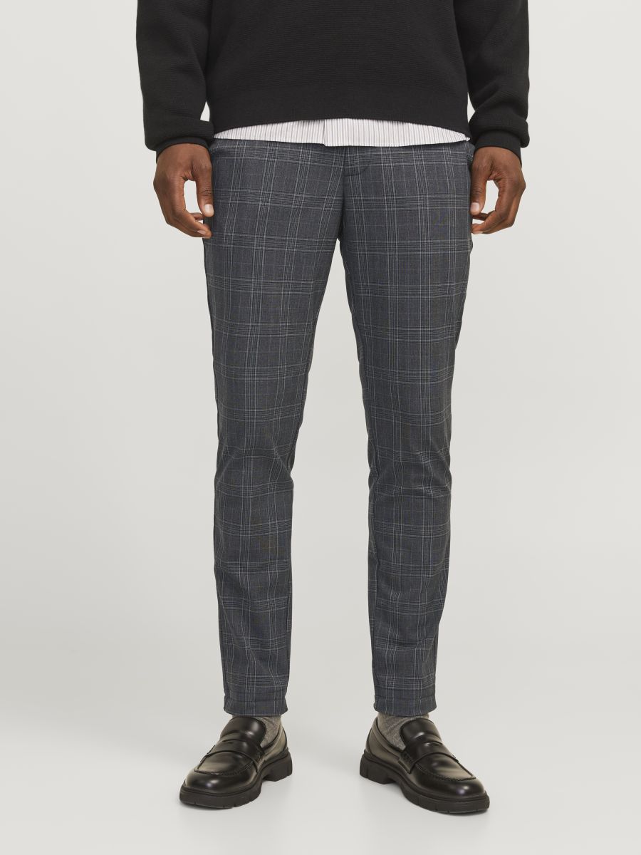 SLIM FIT KOCKÁS CHINO NADRÁG 12193553