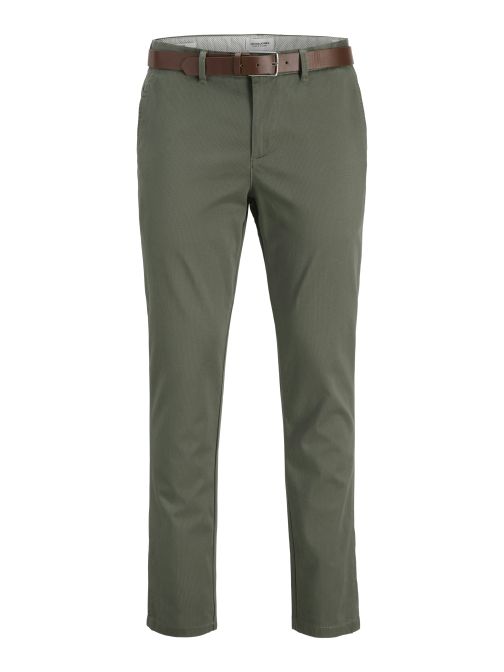 SLIM FIT CHINO NADRÁG ÖVVEL 