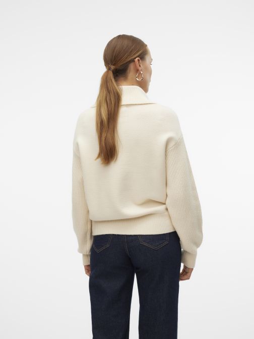 FÉLIG CIPZÁRAS PULÓVER 