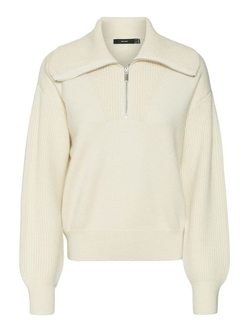 FÉLIG CIPZÁRAS PULÓVER 