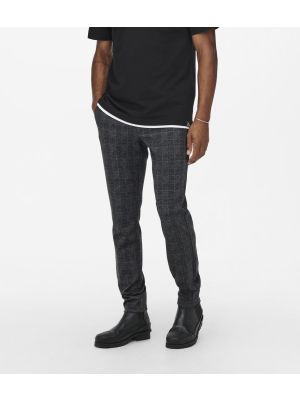 SLIM FIT KOCKÁS NADRÁG 22019887