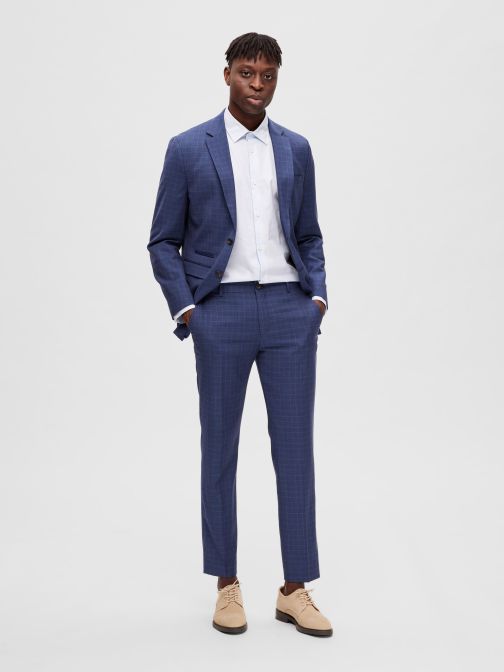 SLIM FIT SUIT TROUSERS