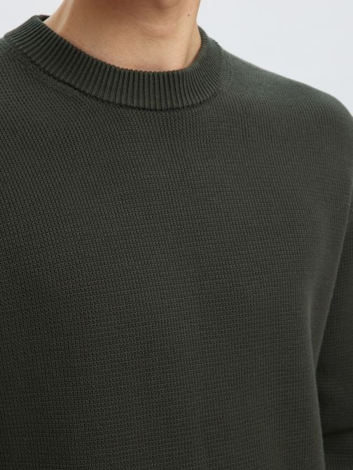 ORGANIC COTTON KNITTED PULLOVER