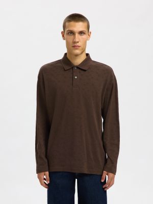 JACQUARD KÖTÉSŰ GALLÉROS PÓLÓ  16099496