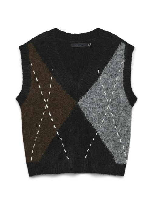 V-NYAKÚ KÖTÖTT MELLÉNY 