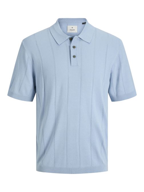 STRUCTURED KNITTED POLO SHIRT