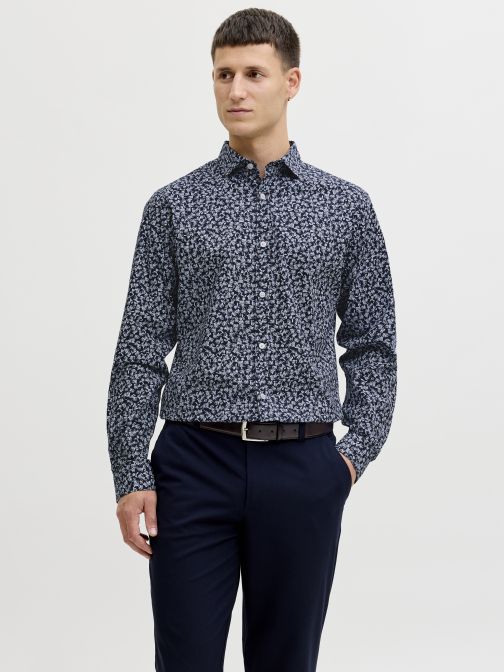 PATTERNED SLIM FIT SHIRT