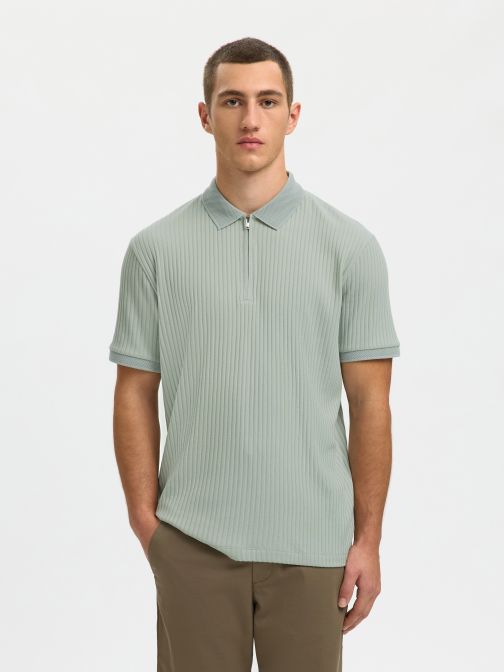 ZIPPED POLO SHIRT