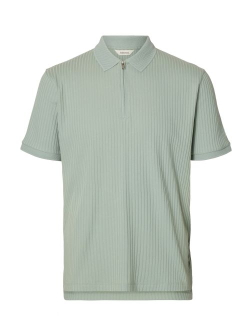 ZIPPED POLO SHIRT