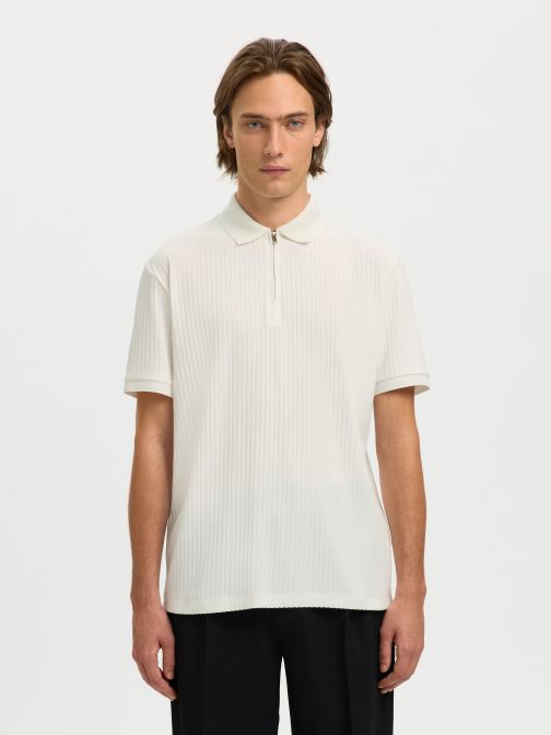 ZIPPED POLO SHIRT