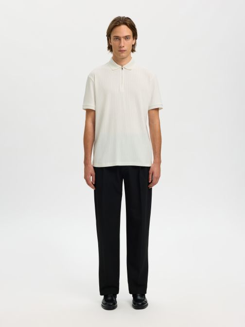 ZIPPED POLO SHIRT