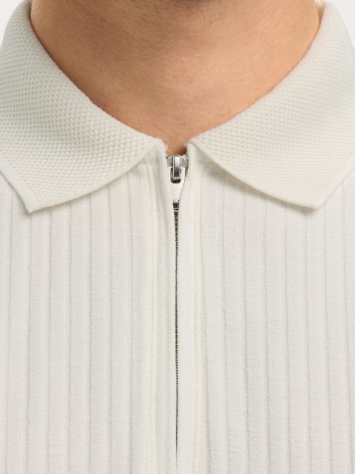 ZIPPED POLO SHIRT