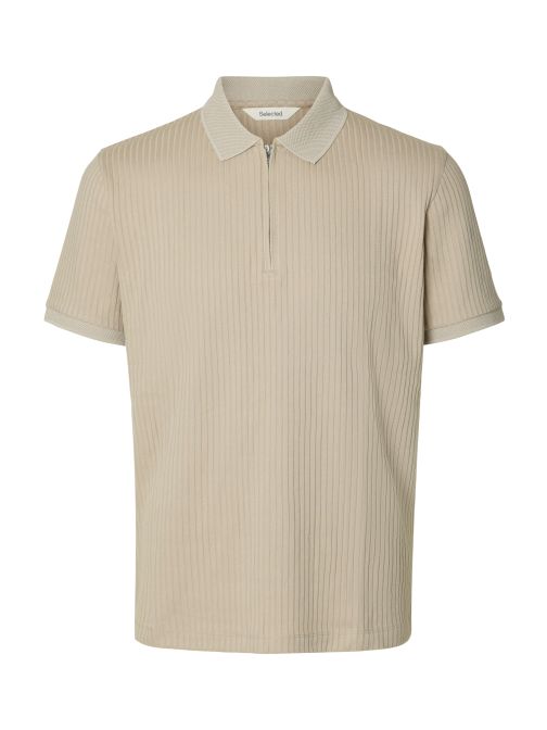 ZIPPED POLO SHIRT
