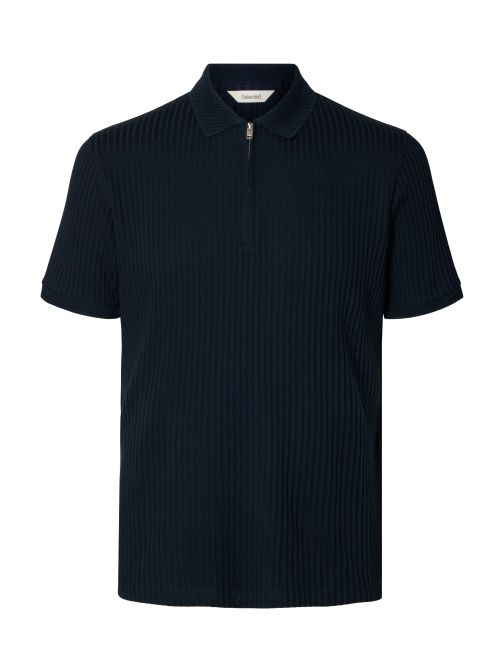 ZIPPED POLO SHIRT