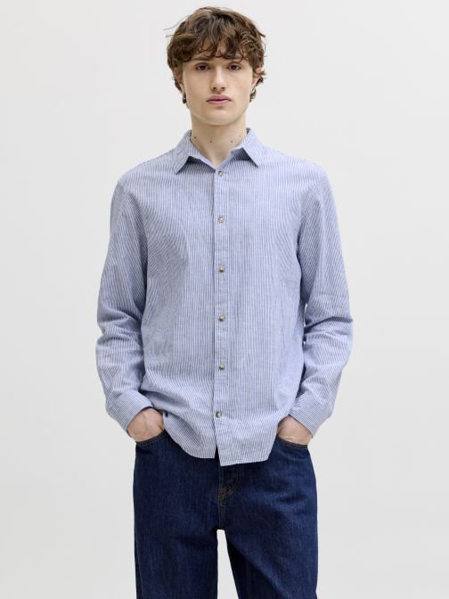 REGULAR FIT LINEN SHIRT