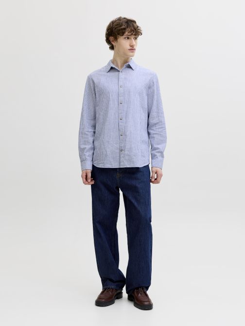 REGULAR FIT LINEN SHIRT