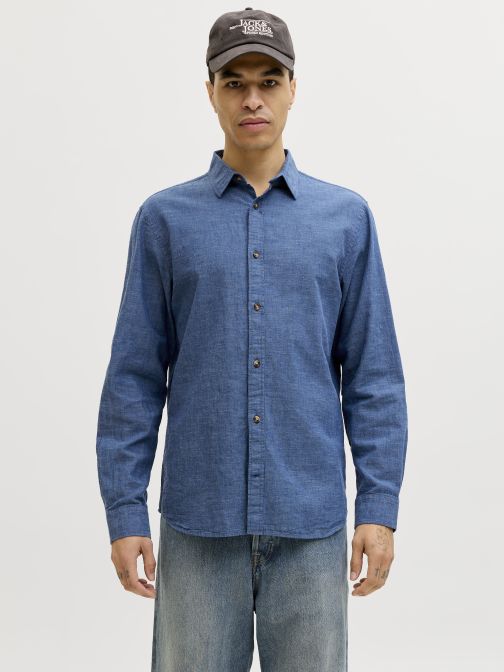 REGULAR FIT LINEN SHIRT