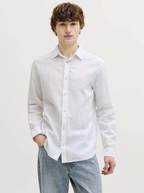 REGULAR FIT LINEN SHIRT
