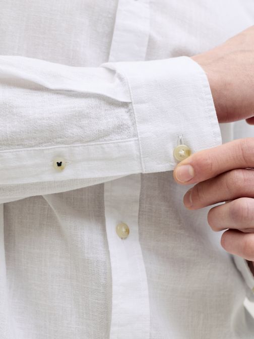 REGULAR FIT LINEN SHIRT