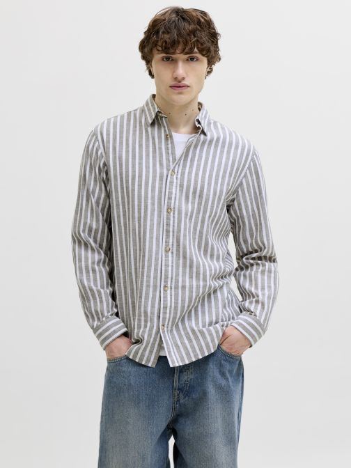 REGULAR FIT LINEN SHIRT