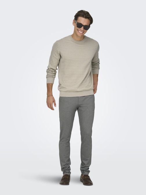SLIM FIT CHINO NADRÁG 