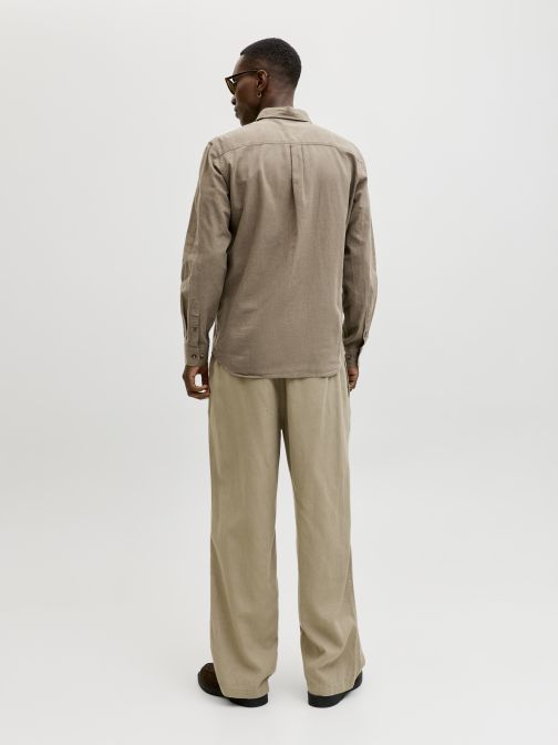 REGULAR FIT LINEN SHIRT