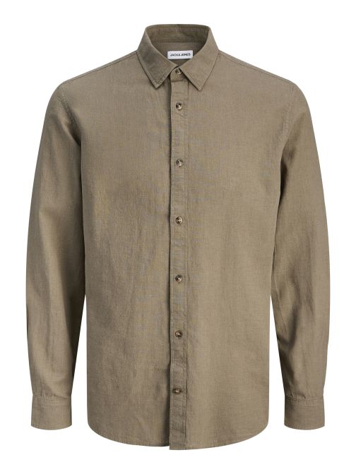 REGULAR FIT LINEN SHIRT