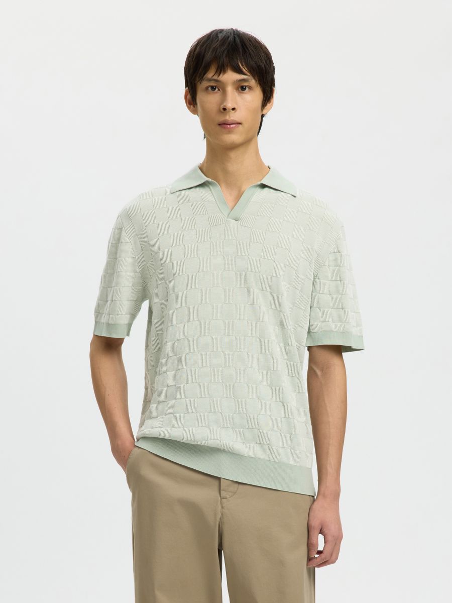 KNITTED POLO SHIRT 16100069