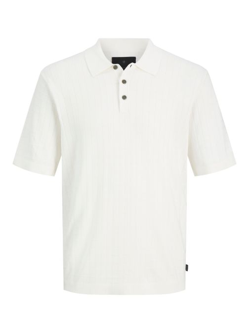 STRUCTURED KNITTED POLO SHIRT