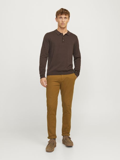 SLIM FIT CHINO NADRÁG