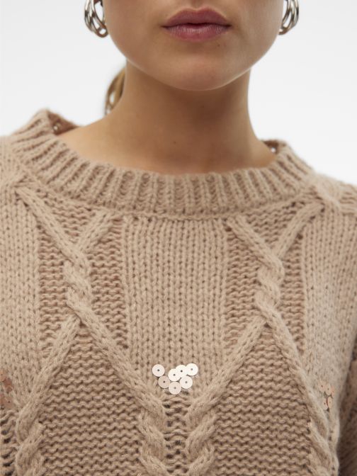 FLITTERES KÖTÖTT PULÓVER 