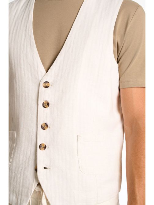 PAMUTVÁSZON MELLÉNY