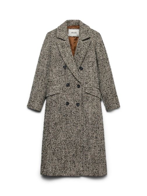 HALSZÁLKAMINTÁS HOSSZÚ KABÁT 