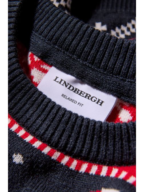 ÜNNEPI MINTÁS KÖTÖTT PULÓVER 