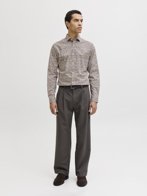 PATTERNED SLIM FIT SHIRT