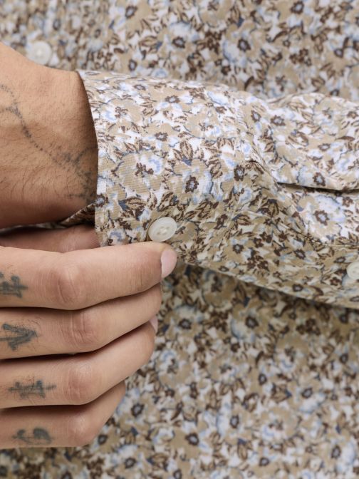 PATTERNED SLIM FIT SHIRT