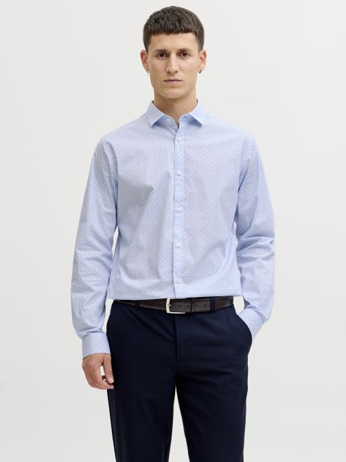 PATTERNED SLIM FIT SHIRT