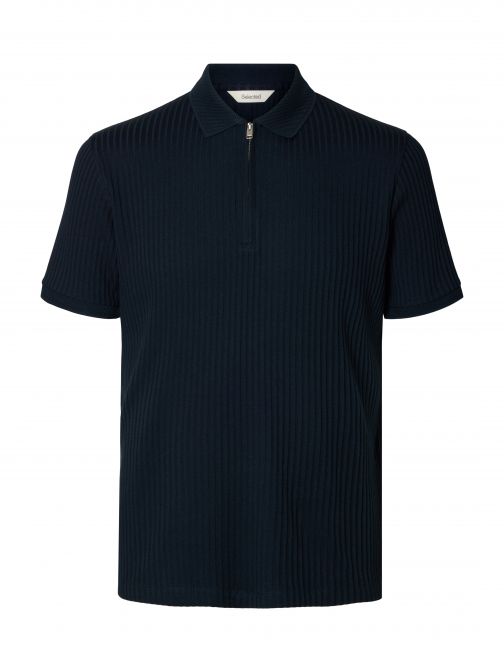 ZIPPED POLO SHIRT