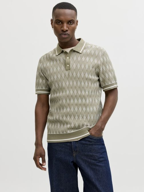 PATTERNED POLO SHIRT
