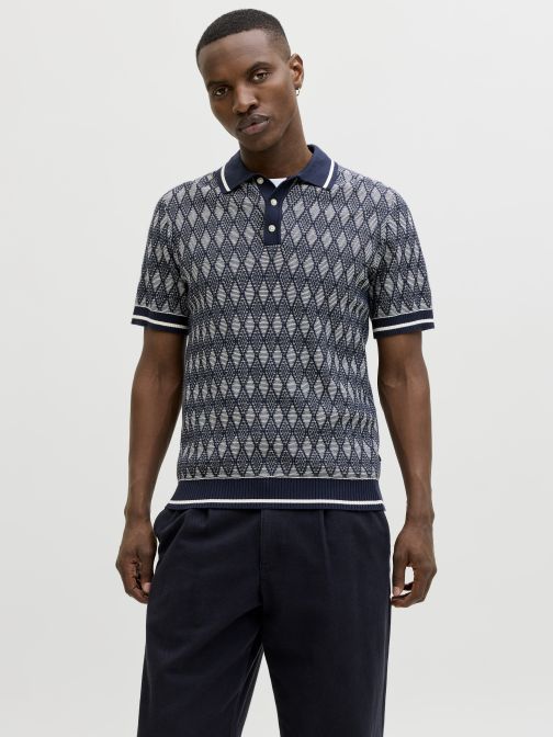 PATTERNED POLO SHIRT