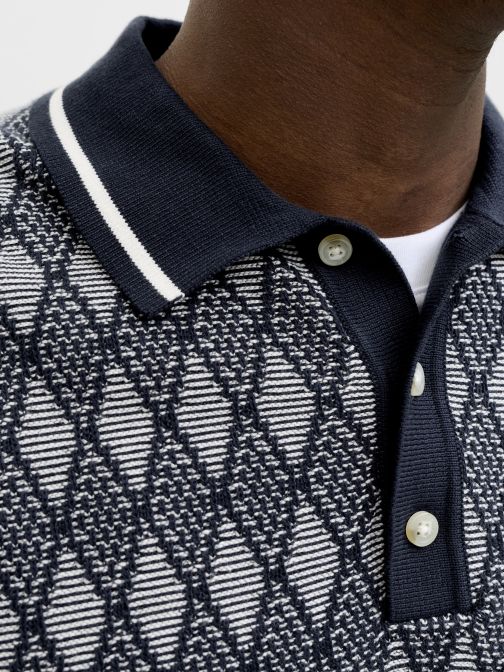 PATTERNED POLO SHIRT
