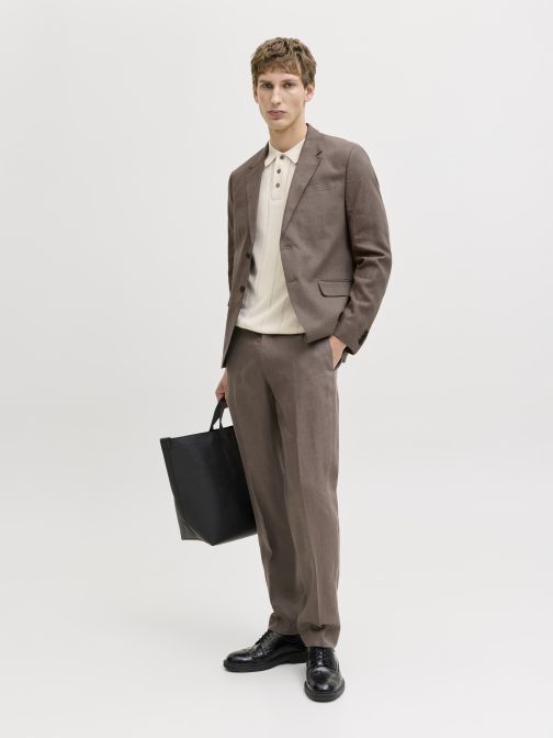 SLIM FIT LINEN TROUSER