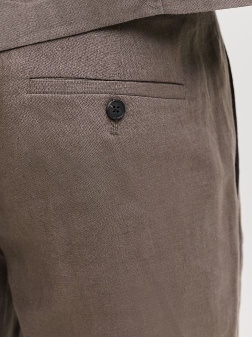 SLIM FIT LINEN TROUSER