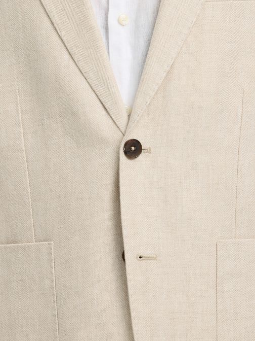 REGULAR FIT LINEN SPORT BLAZER