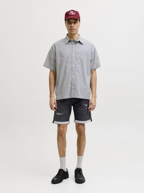 REGULAR FIT RÖVID FARMERNADRÁG 